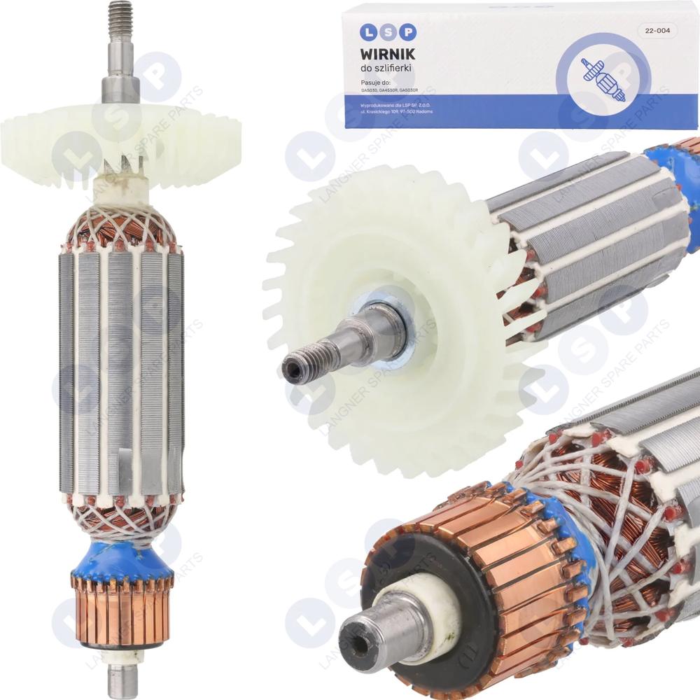 Rotor pre brúsku MAKITA GA5030 GA5030R 517649-4 náhradný LSP